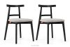 Vintage Boucle Stuhl Stahl/Schwarz 2 Stk.