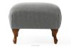 TOMIS Klassischer Wohnzimmersofa Aschgrau Webstoff aschgrau - Foto 1