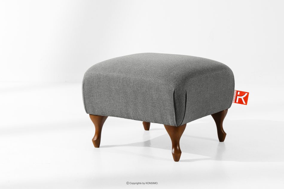 TOMIS Klassischer Wohnzimmersofa Aschgrau Webstoff aschgrau - Foto 1