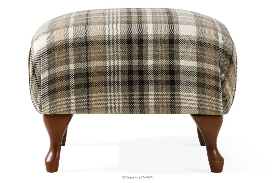 TOMIS Klassischer Wohnzimmersessel braun/beige gewebtes Material braun/beige - Foto 0