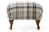 TOMIS Klassischer Wohnzimmersofa beige/blau geflochtener Stoff beige/blau - Foto 1