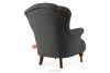 TOMIS Sessel und Pouffe Classic anthrazit Webstoff anthrazit - Foto 4