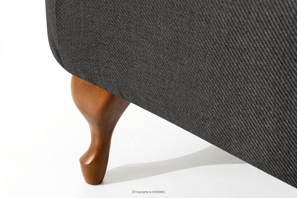TOMIS Sessel und Pouffe Classic anthrazit Webstoff anthrazit - Foto 8
