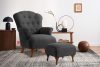 TOMIS Sessel und Pouffe Classic anthrazit Webstoff anthrazit - Foto 13