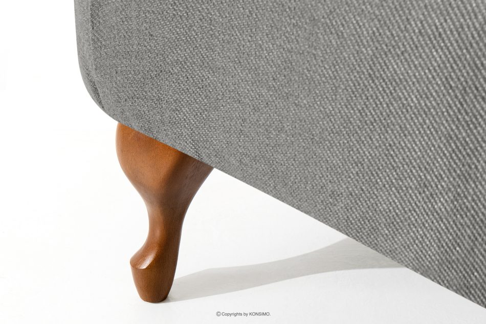 TOMIS Sessel und Pouffe Classic aschgrau Webstoff aschgrau - Foto 8