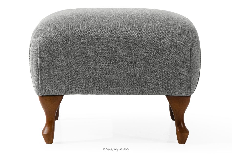 TOMIS Sessel und Pouffe Classic aschgrau Webstoff aschgrau - Foto 9