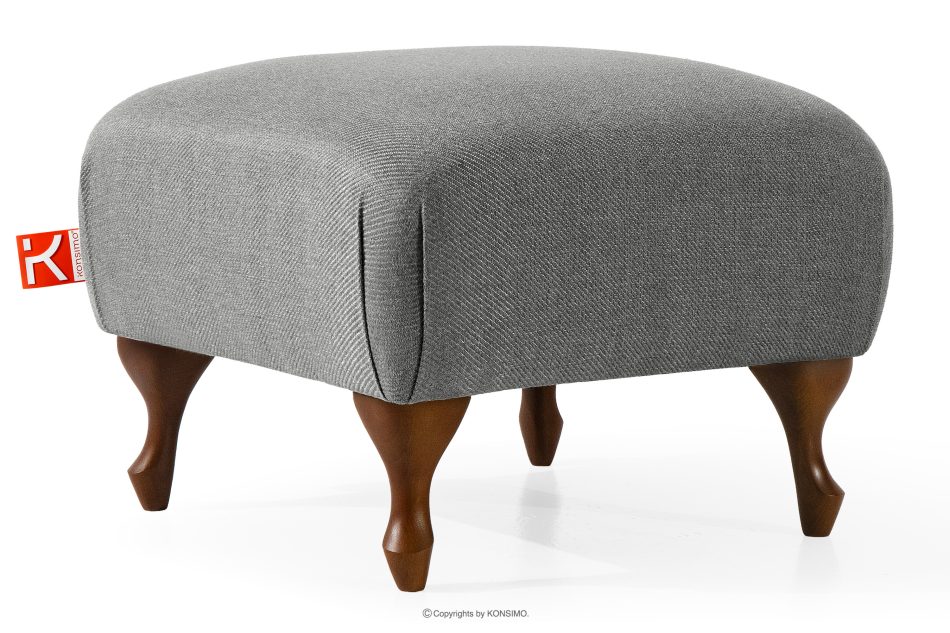 TOMIS Sessel und Pouffe Classic aschgrau Webstoff aschgrau - Foto 10