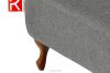 TOMIS Sessel und Pouffe Classic aschgrau Webstoff aschgrau - Foto 12