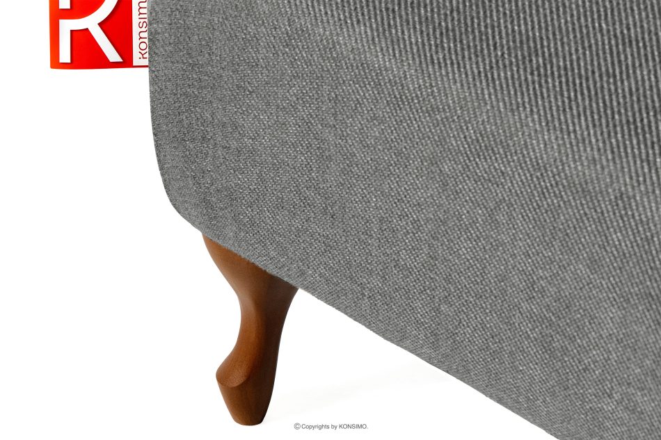 TOMIS Sessel und Pouffe Classic aschgrau Webstoff aschgrau - Foto 11