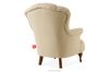 TOMIS Sessel und Pouffe Classic beige Webstoff beige - Foto 4