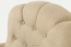 TOMIS Sessel und Pouffe Classic beige Webstoff beige - Foto 7