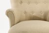 TOMIS Sessel und Pouffe Classic beige Webstoff beige - Foto 8