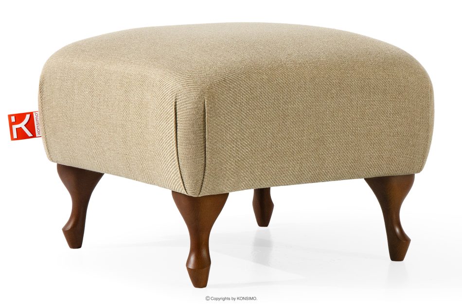 TOMIS Sessel und Pouffe Classic beige Webstoff beige - Foto 10