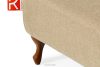 TOMIS Sessel und Pouffe Classic beige Webstoff beige - Foto 12