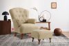 TOMIS Sessel und Pouffe Classic beige Webstoff beige - Foto 13