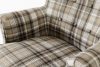 TOMIS Sessel- und Pouffe-Set braun/beige Webstoff braun/beige - Foto 5