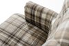 TOMIS Sessel- und Pouffe-Set braun/beige Webstoff braun/beige - Foto 6