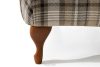 TOMIS Sessel- und Pouffe-Set braun/beige Webstoff braun/beige - Foto 9