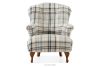 TOMIS Sessel- und Sofagarnitur beige/blau Webstoff beige/blau - Foto 3