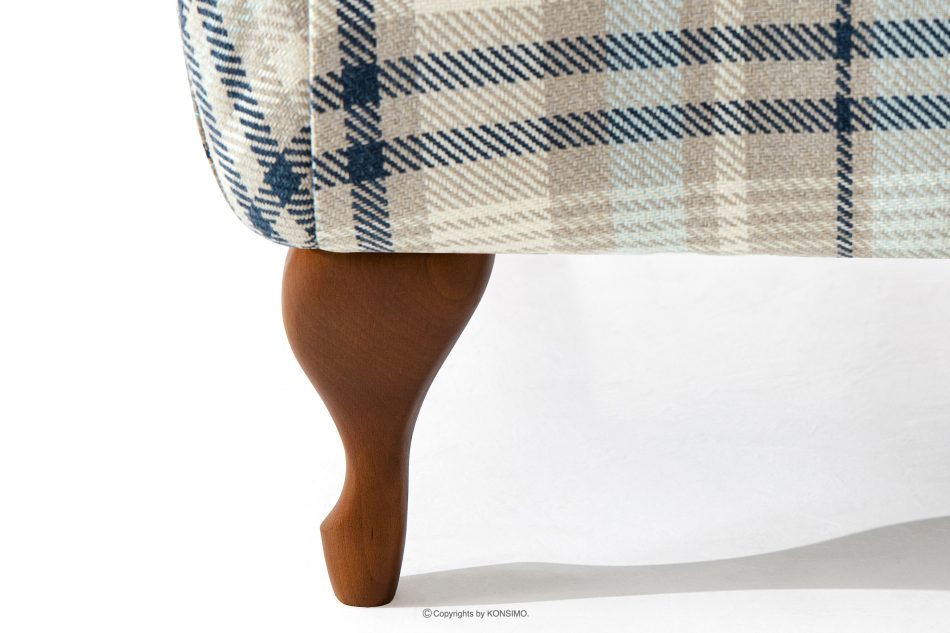 TOMIS Sessel- und Sofagarnitur beige/blau Webstoff beige/blau - Foto 7