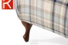 TOMIS Sessel- und Sofagarnitur beige/blau Webstoff beige/blau - Foto 12