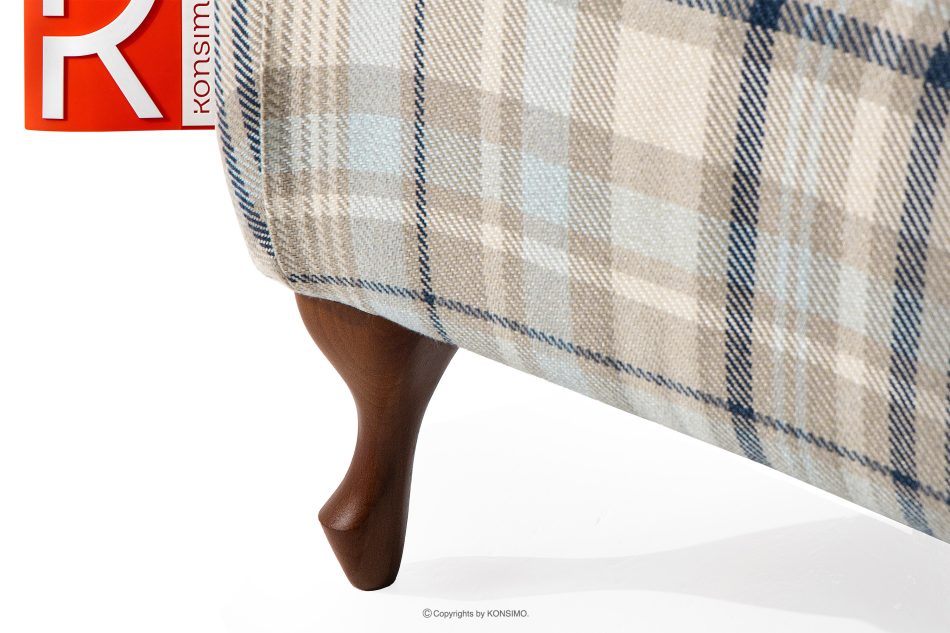 TOMIS Sessel- und Sofagarnitur beige/blau Webstoff beige/blau - Foto 11