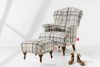 TOMIS Sessel- und Sofagarnitur beige/blau Webstoff beige/blau - Foto 2
