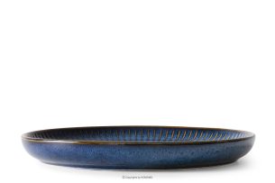 AD STRIPES, https://konsimo.de/kollektion/ad-stripes/ Dessertteller porzellan reaktiv dunkelblau marineblau - Foto