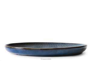 AD STRIPES, https://konsimo.de/kollektion/ad-stripes/ Speiseteller porzellan reaktiv blau marineblau - Foto
