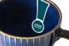 AD STRIPES Große Kaffeetasse aus reaktivem Porzellan dunkelblau marineblau - Foto 5