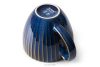 AD STRIPES Große Kaffeetasse 6 tlg. aus Porzellan reaktiv dunkelblau marineblau - Foto 5