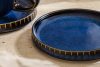 AD STRIPES Kaffeeset 6 Personen (12 tlg.) aus reaktivem Porzellan dunkelblau marineblau - Foto 13