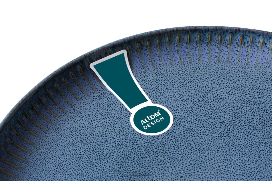 AD STRIPES Teeservice 6 Personen (12 Stück) aus reaktivem Porzellan dunkelblau marineblau - Foto 4