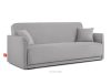 LIRIS Schlafsofa ausziehbar aus Chenille-Stoff grau grau - Foto 3