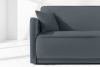 LIRIS Schlafsofa mit Chenille-Stoff Stahl stahlgrau - Foto 6