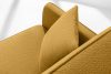 LIRIS Schlafsofa mit Chenille-Stoff Honig honig - Foto 7
