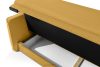 LIRIS Schlafsofa mit Chenille-Stoff Honig honig - Foto 9