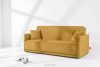 LIRIS Schlafsofa mit Chenille-Stoff Honig honig - Foto 2