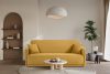 LIRIS Schlafsofa mit Chenille-Stoff Honig honig - Foto 10