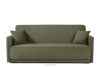 LIRIS Schlafsofa mit Chenille-Stoff oliv oliv - Foto 1