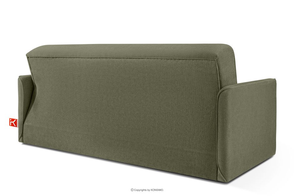 LIRIS Schlafsofa mit Chenille-Stoff oliv oliv - Foto 3