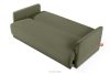 LIRIS Schlafsofa mit Chenille-Stoff oliv oliv - Foto 5