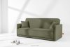 LIRIS Schlafsofa mit Chenille-Stoff oliv oliv - Foto 2