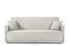 LIRIS Schlafsofa ausziehbar  aus Chenille-Stoff creme cremig - Foto 1