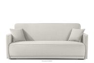 Schlafsofa ausziehbar  aus Chenille-Stoff creme