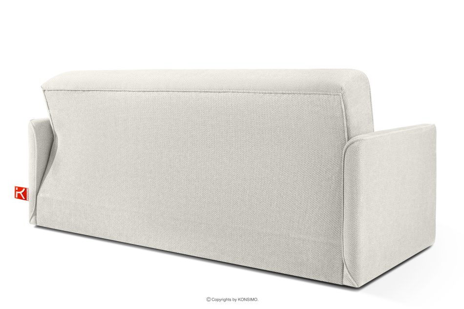 LIRIS Schlafsofa ausziehbar  aus Chenille-Stoff creme cremig - Foto 3