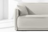 LIRIS Schlafsofa ausziehbar  aus Chenille-Stoff creme cremig - Foto 6