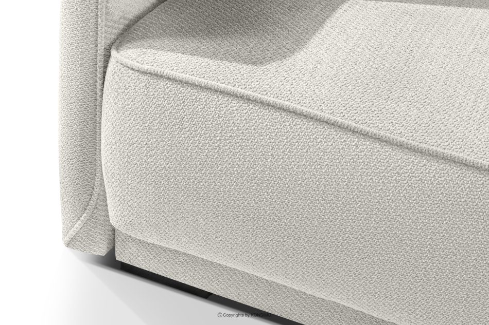 LIRIS Schlafsofa ausziehbar  aus Chenille-Stoff creme cremig - Foto 7