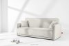 LIRIS Schlafsofa ausziehbar  aus Chenille-Stoff creme cremig - Foto 2
