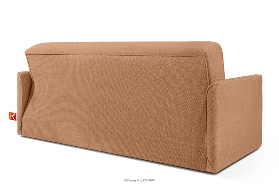 LIRIS Schlafsofa mit Chenille-Stoff koralle korallenrot - Foto 3